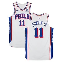 Jeff Dowtin Philadelphia 76ers Player-Issued #11 White Nike Jersey from the 2024-25 NBA Season - Size 46+4