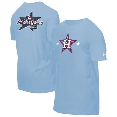 Men's New Era Light Blue Houston Astros 2025 MLB All-Star Game Workout T-Shirt