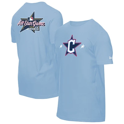 Men's New Era Light Blue Cleveland Guardians 2025 MLB All-Star Game Workout T-Shirt