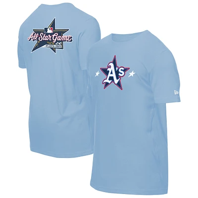 Men's New Era Light Blue Athletics 2025 MLB All-Star Game Workout T-Shirt