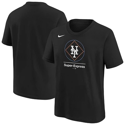 Youth Nike Black New York Mets Local T-Shirt