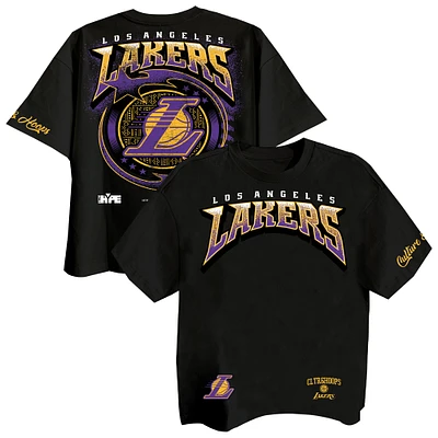 Men's Two Hype Black Los Angeles Lakers Drip & Dime Collection Premium T-Shirt