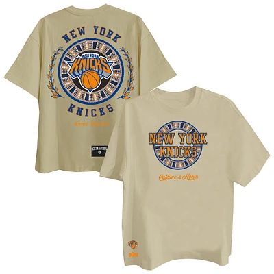 Men's Two Hype Khaki New York Knicks Worldwide Collection Premium T-Shirt