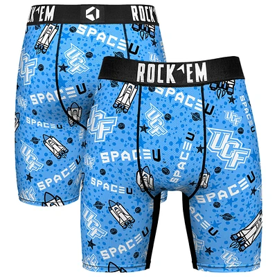 Men's Rock Em Socks Black UCF Knights Localized Boxer Briefs