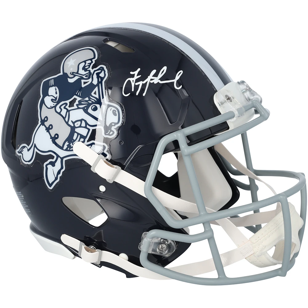 Troy Aikman Dallas Cowboys Autographed Riddell Cowboy Joe Speed Authentic Helmet