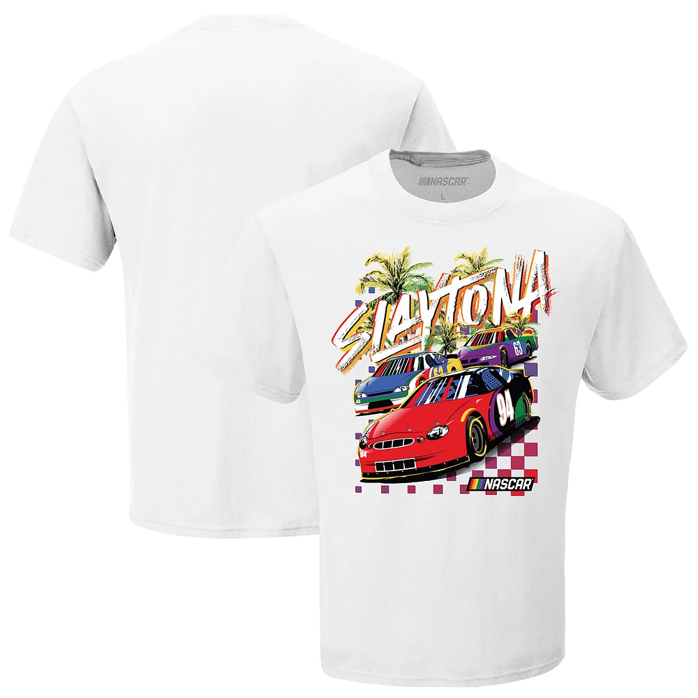 Men's NASCAR White Slaytona T-Shirt