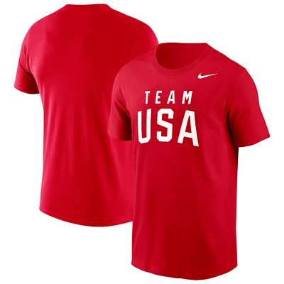 Men's Nike Red Team USA Olympic Performance T-Shirt