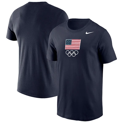 Men's Nike Navy Team USA Olympic Performance T-Shirt