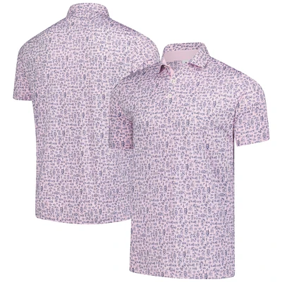 Men's Puma Pink Arnold Palmer MATTR Sketch Polo