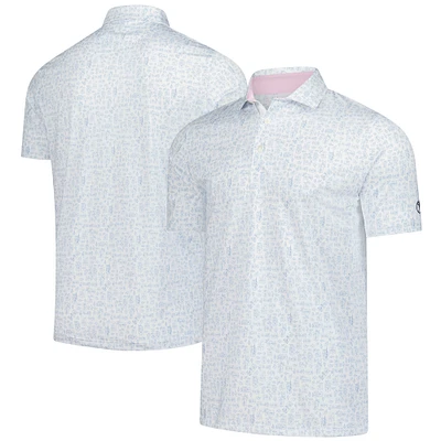 Men's Puma White Arnold Palmer MATTR Sketch Polo