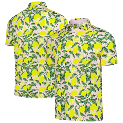 Men's Puma Pink Arnold Palmer MATTR Lemon Branch Polo