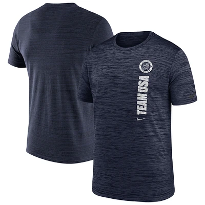 Youth Nike Navy Team USA Velocity Issue Performance T-Shirt