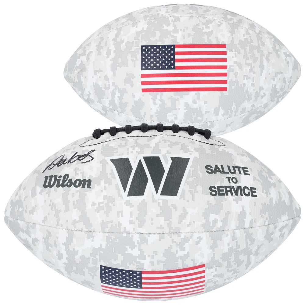 Deebo Samuel Sr Washington Commanders Autographed 2024 Salute To Service Wilson Football