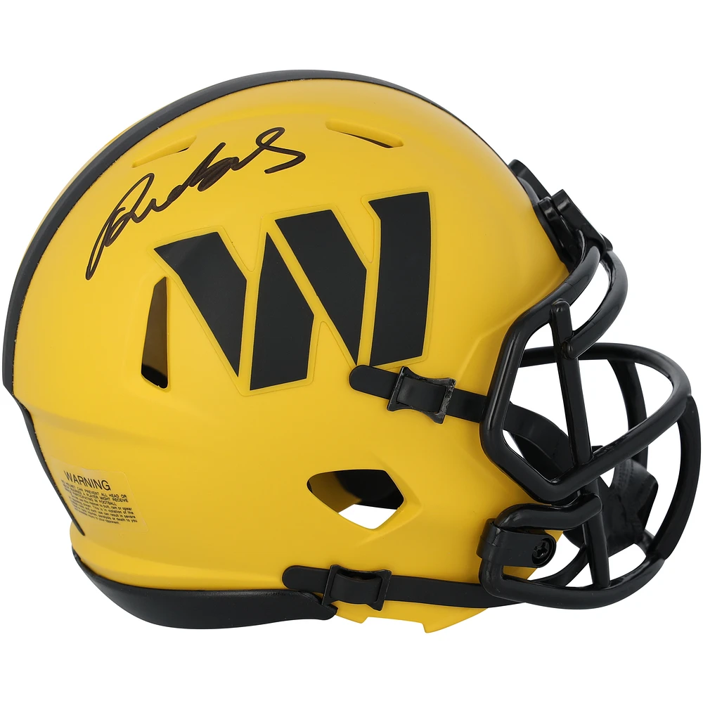 Deebo Samuel Sr Washington Commanders Autographed Riddell Rave Speed Mini Helmet