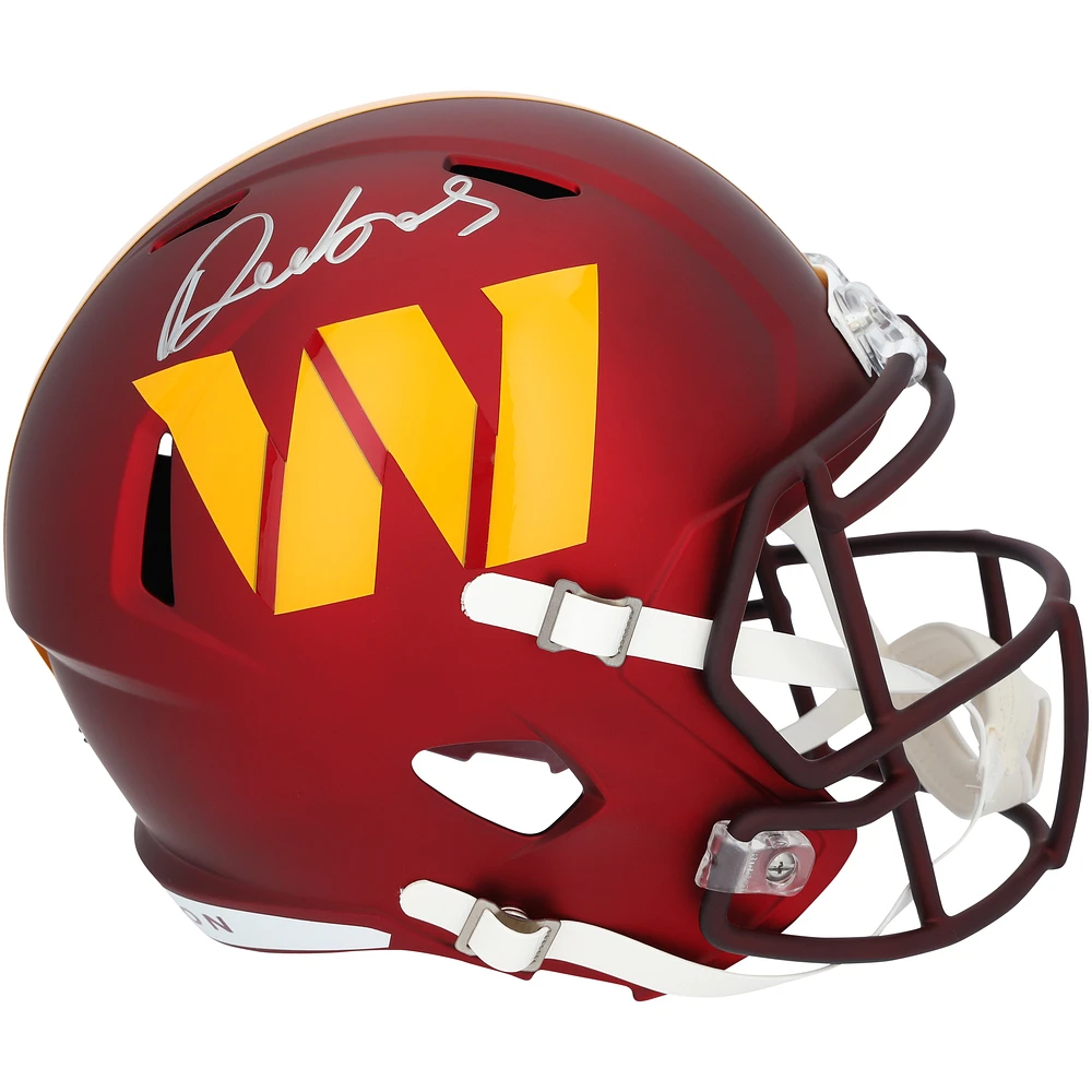 Deebo Samuel Sr Washington Commanders Autographed Riddell Speed Replica Helmet