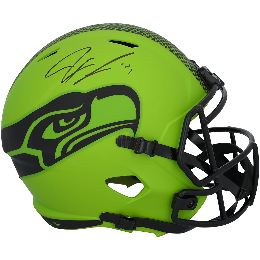 Jaxon Smith-Njigba Seattle Seahawks Autographed Riddell Rave Speed Replica Helmet