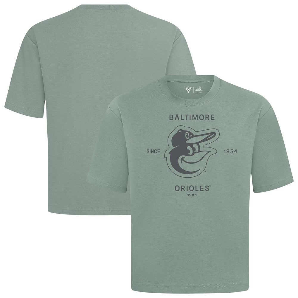 Men's Levelwear Baltimore Orioles Crossway Oversized Luxe Signature Knit T-Shirt