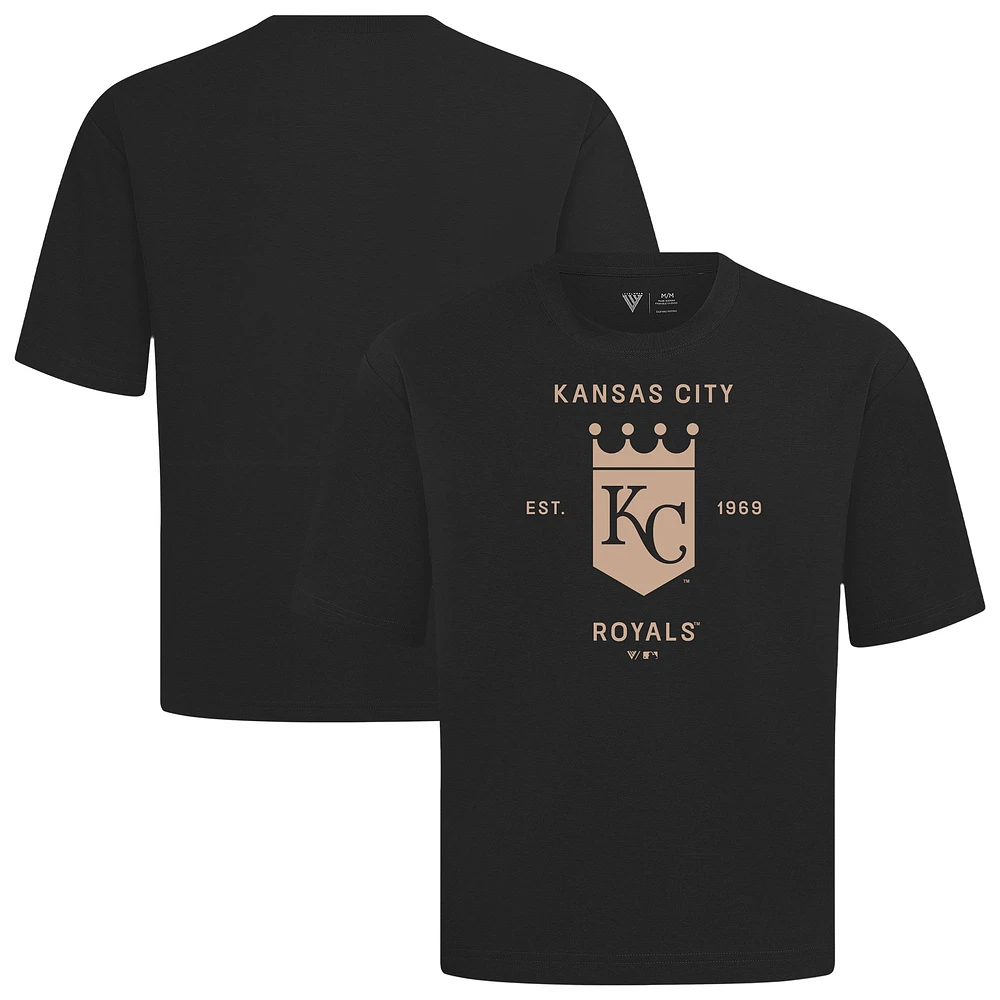 Men's Levelwear Kansas City Royals Crossway Oversized Luxe Signature Knit T-Shirt