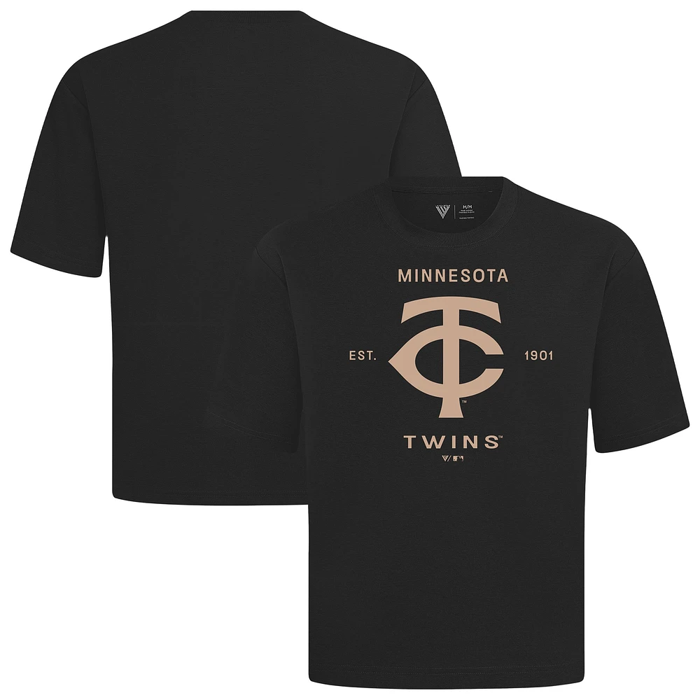 Men's Levelwear Minnesota Twins Crossway Oversized Luxe Signature Knit T-Shirt