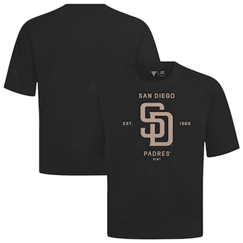 Men's Levelwear San Diego Padres Crossway Oversized Luxe Signature Knit T-Shirt