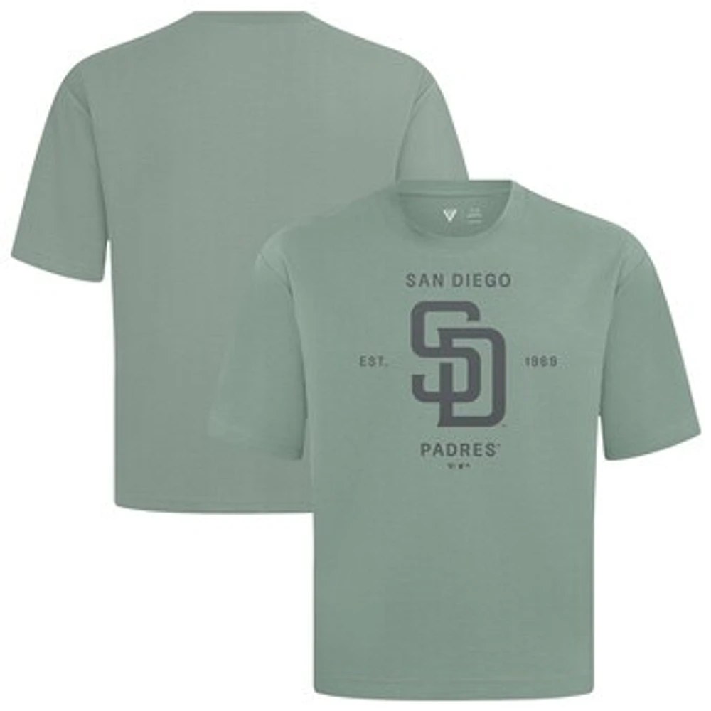 Men's Levelwear San Diego Padres Crossway Oversized Luxe Signature Knit T-Shirt