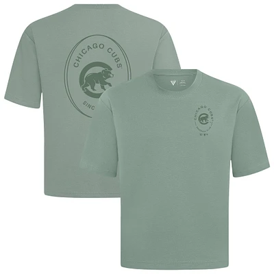 Men's Levelwear Chicago Cubs Signet Oversized Luxe Signature Knit T-Shirt