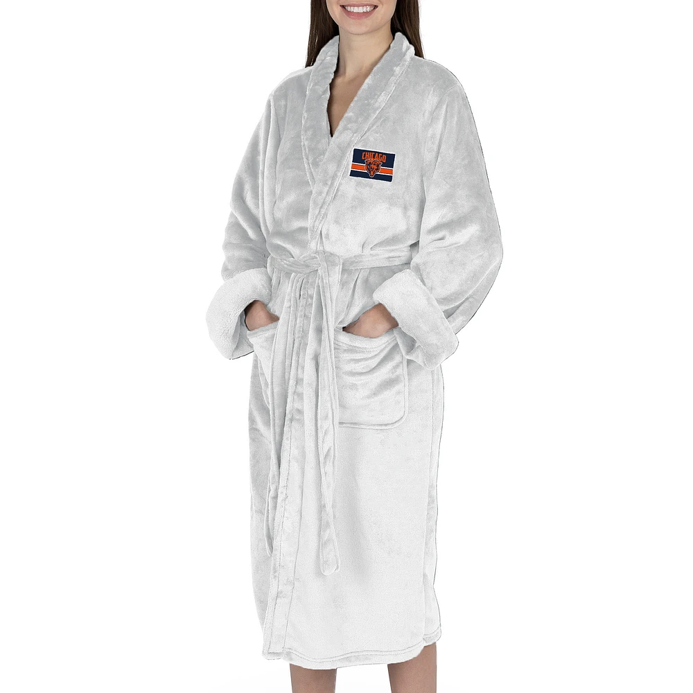 Women's The Northwest Group White Chicago Bears Rollout Silk Touch Robe