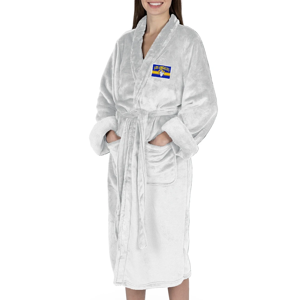 Women's The Northwest Group White Los Angeles Rams Rollout Silk Touch Robe