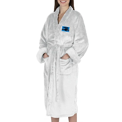Women's The Northwest Group White Carolina Panthers Rollout Silk Touch Robe