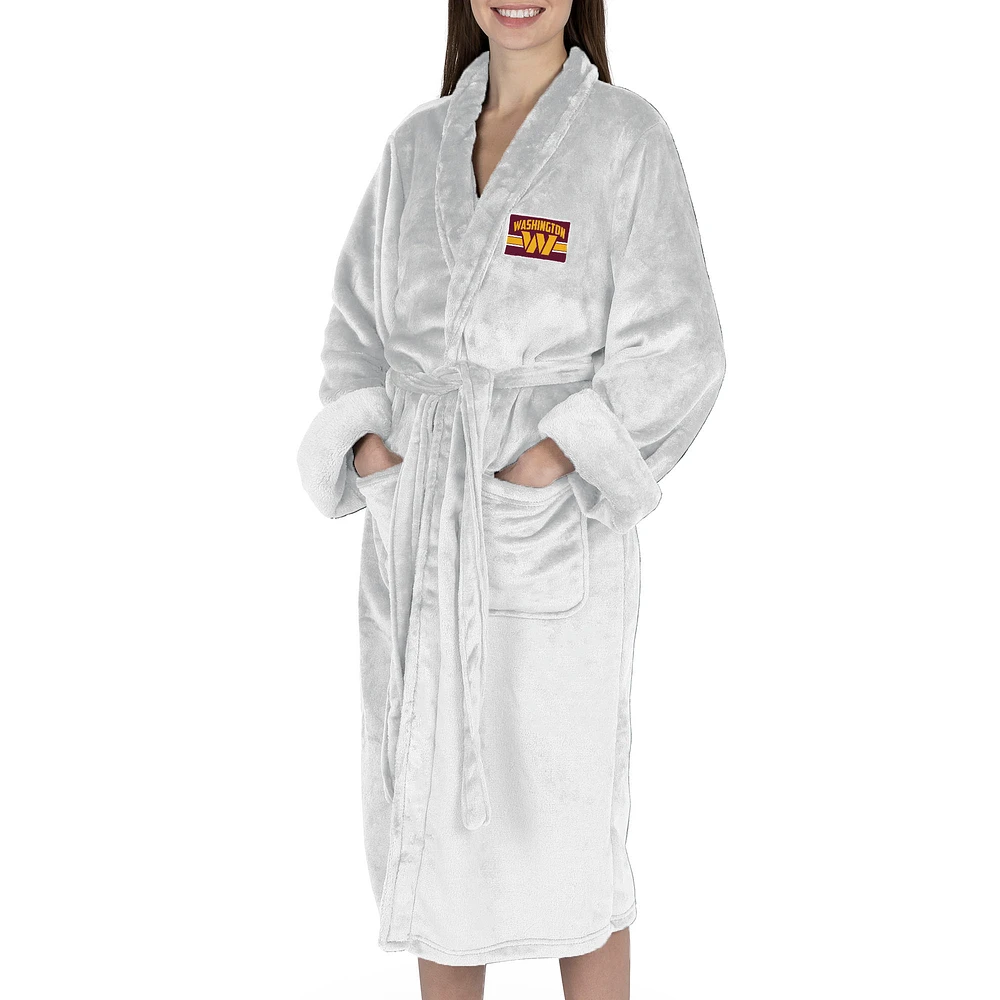 Women's The Northwest Group White Washington Commanders Rollout Silk Touch Robe