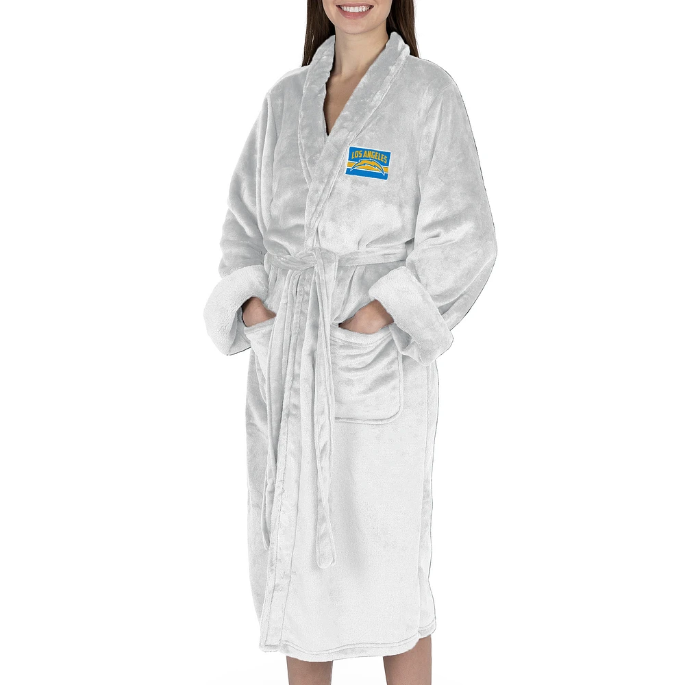 Women's The Northwest Group White Los Angeles Chargers Rollout Silk Touch Robe