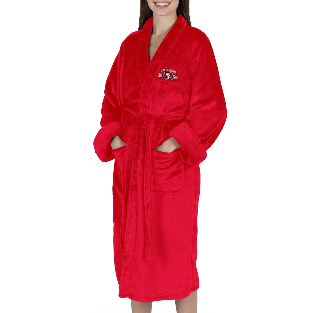 Women's The Northwest Group Scarlet San Francisco 49ers Rollout Silk Touch Robe