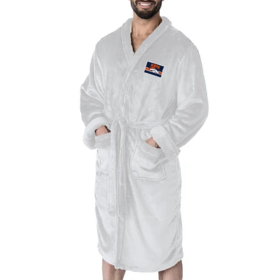 Men's The Northwest Group White Denver Broncos Rollout Silk Touch Robe