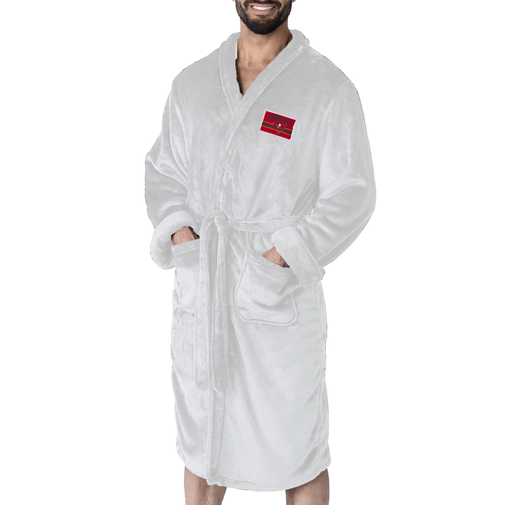 Men's The Northwest Group White Tampa Bay Buccaneers Rollout Silk Touch Robe