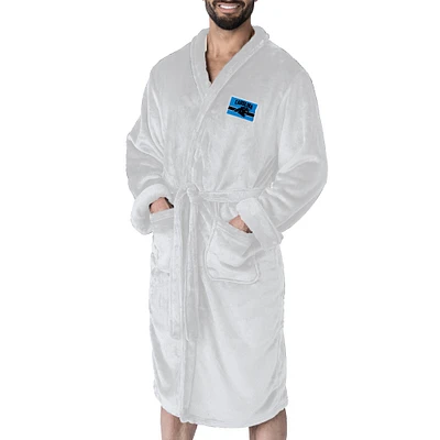 Men's The Northwest Group White Carolina Panthers Rollout Silk Touch Robe