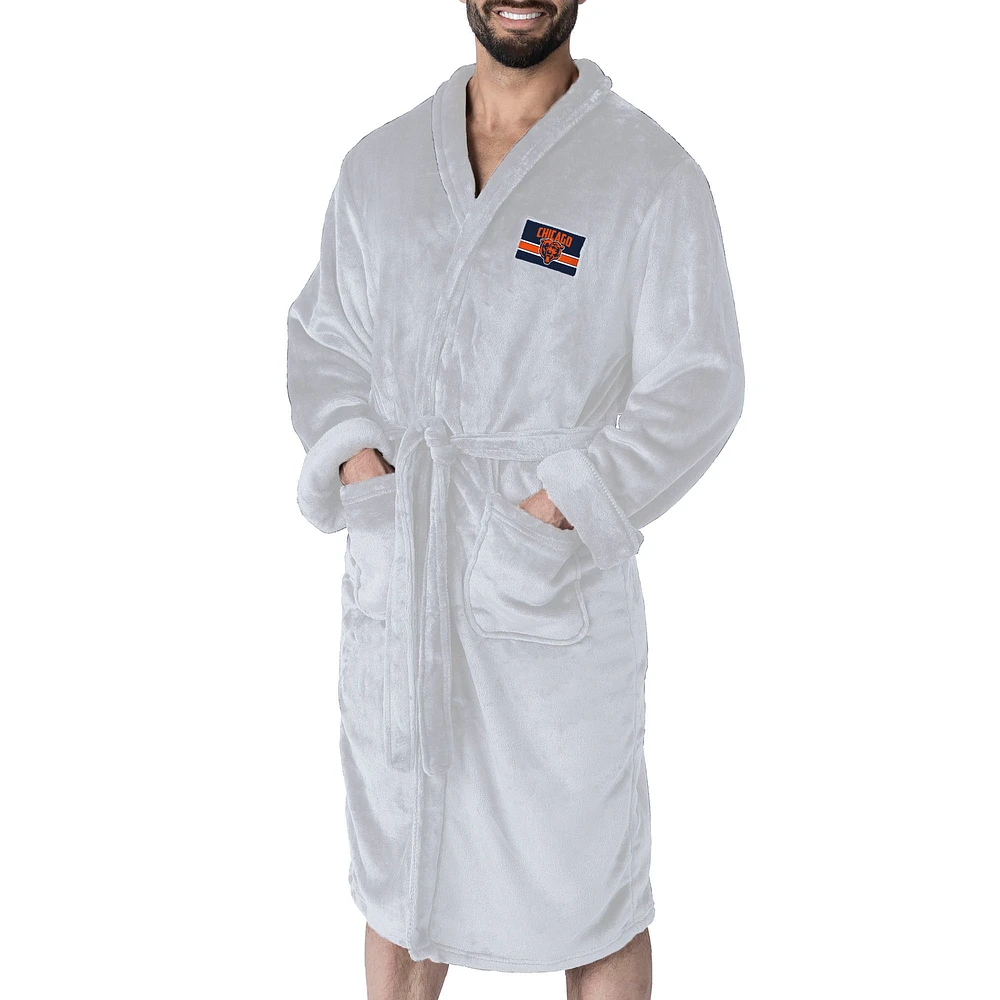 Men's The Northwest Group White Chicago Bears Rollout Silk Touch Robe