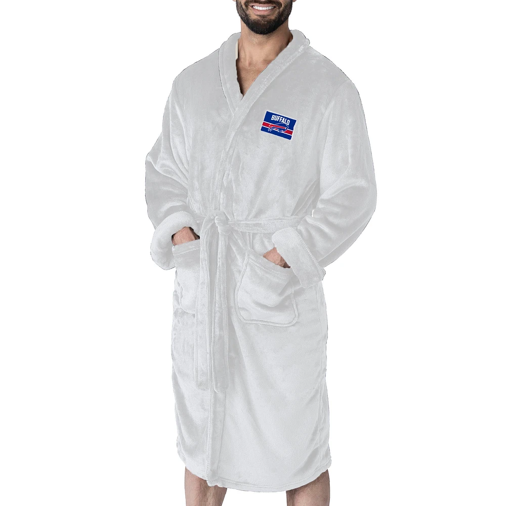 Men's The Northwest Group White Buffalo Bills Rollout Silk Touch Robe