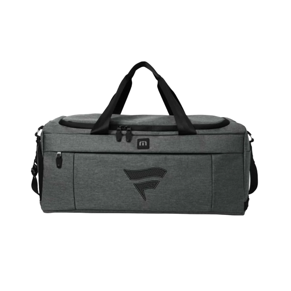 TravisMathew Gray Fanatics Corporate Duration Duffel Bag