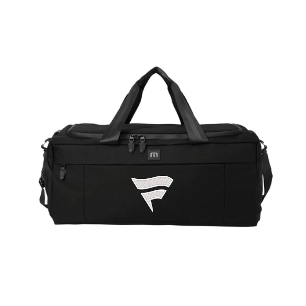 TravisMathew Black Fanatics Corporate Duration Duffel Bag