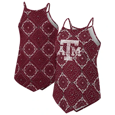 Women's Colosseum Maroon Texas A&M Aggies Wrangler Bandana Tank Top