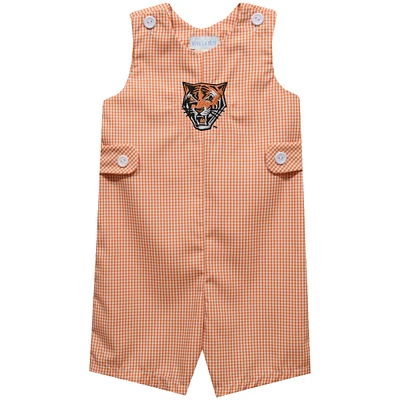 Infant Vive La Fete Orange Buffalo State Bengals Gingham Jon Romper