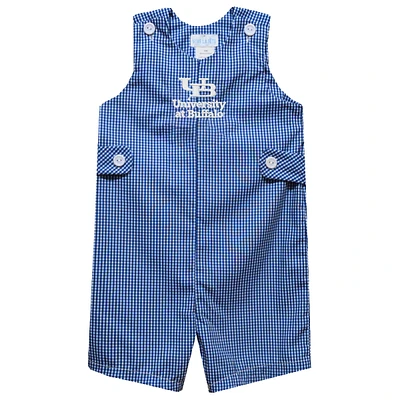 Infant Vive La Fete Royal Buffalo Bulls Gingham Jon Romper