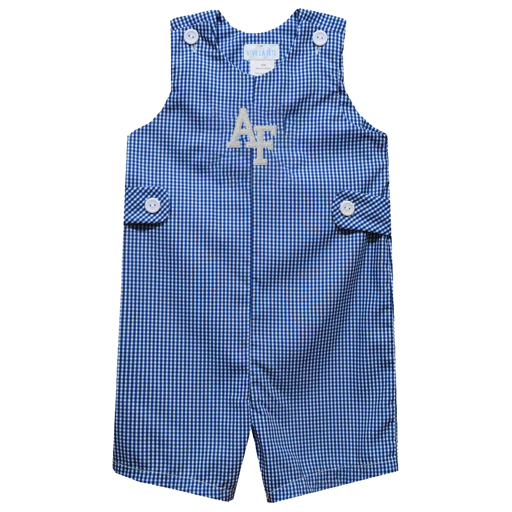 Infant Vive La Fete Royal Air Force Falcons Gingham Jon Romper