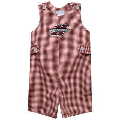 Infant Vive La Fete Red Henderson State Reddies Gingham Jon Romper