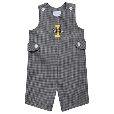 Infant Vive La Fete Black Idaho Vandals Gingham Jon Romper