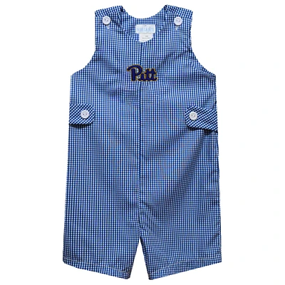 Infant Vive La Fete Royal Pitt Panthers Gingham Jon Romper