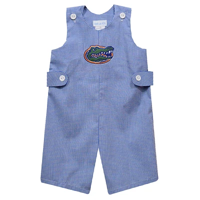 Infant Vive La Fete Royal Florida Gators Gingham Jon Romper