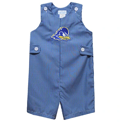 Toddler Vive La Fete Royal Delaware Fightin' Blue Hens Gingham Jon Romper