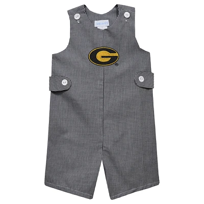 Toddler Vive La Fete Black Grambling Tigers Gingham Jon Romper