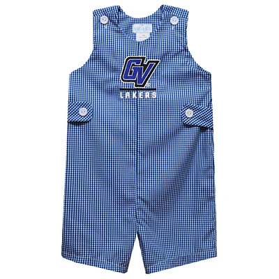 Toddler Vive La Fete Blue Grand Valley State Lakers Gingham Jon Romper